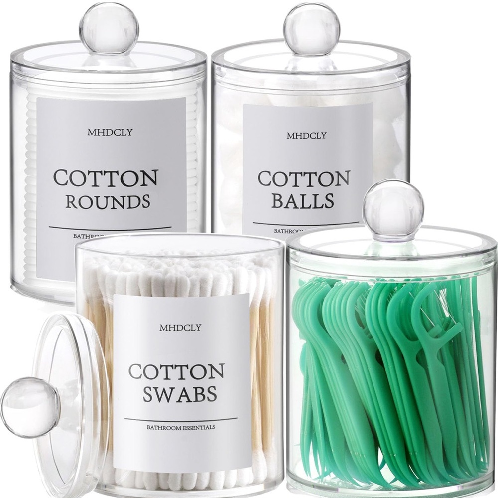4 Piece Bathroom Organizer